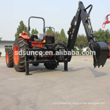 Kubota Small Garden Tractor Front End Loader Backhoe with SD Sunco 4 in 1 Bucket Loader